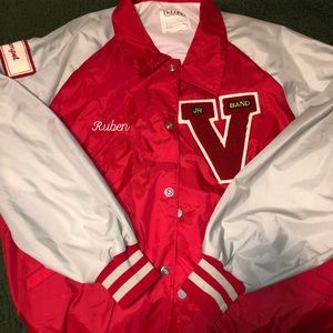 Vintage Varsity Windbreaker Jacket